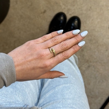 MerlePerle - Mabel ring i forgyldt sølv - One size